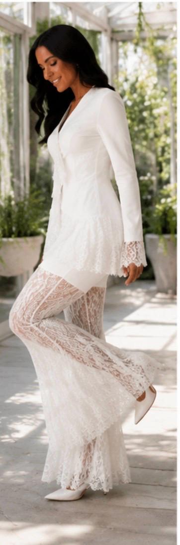 Thia Ivory Luxe Lace Set Two-Piece Set