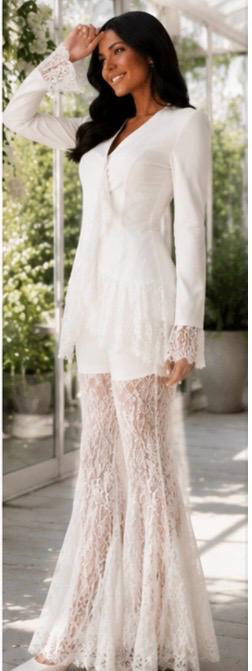 Thia Ivory Luxe Lace Set Two-Piece Set
