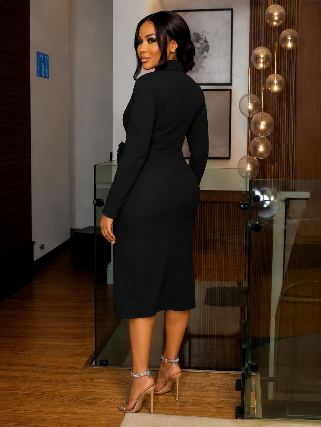 Royal Sapphire Elegance Dress Set