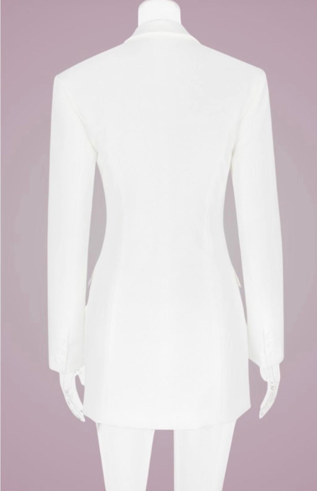 Ivory Power Muse Blazer Mini Dress