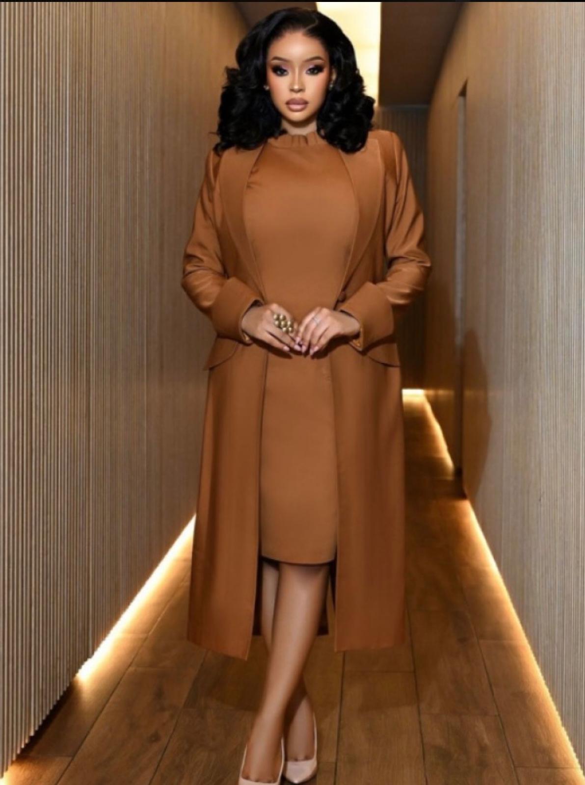 Elegante Executive Coat Dress