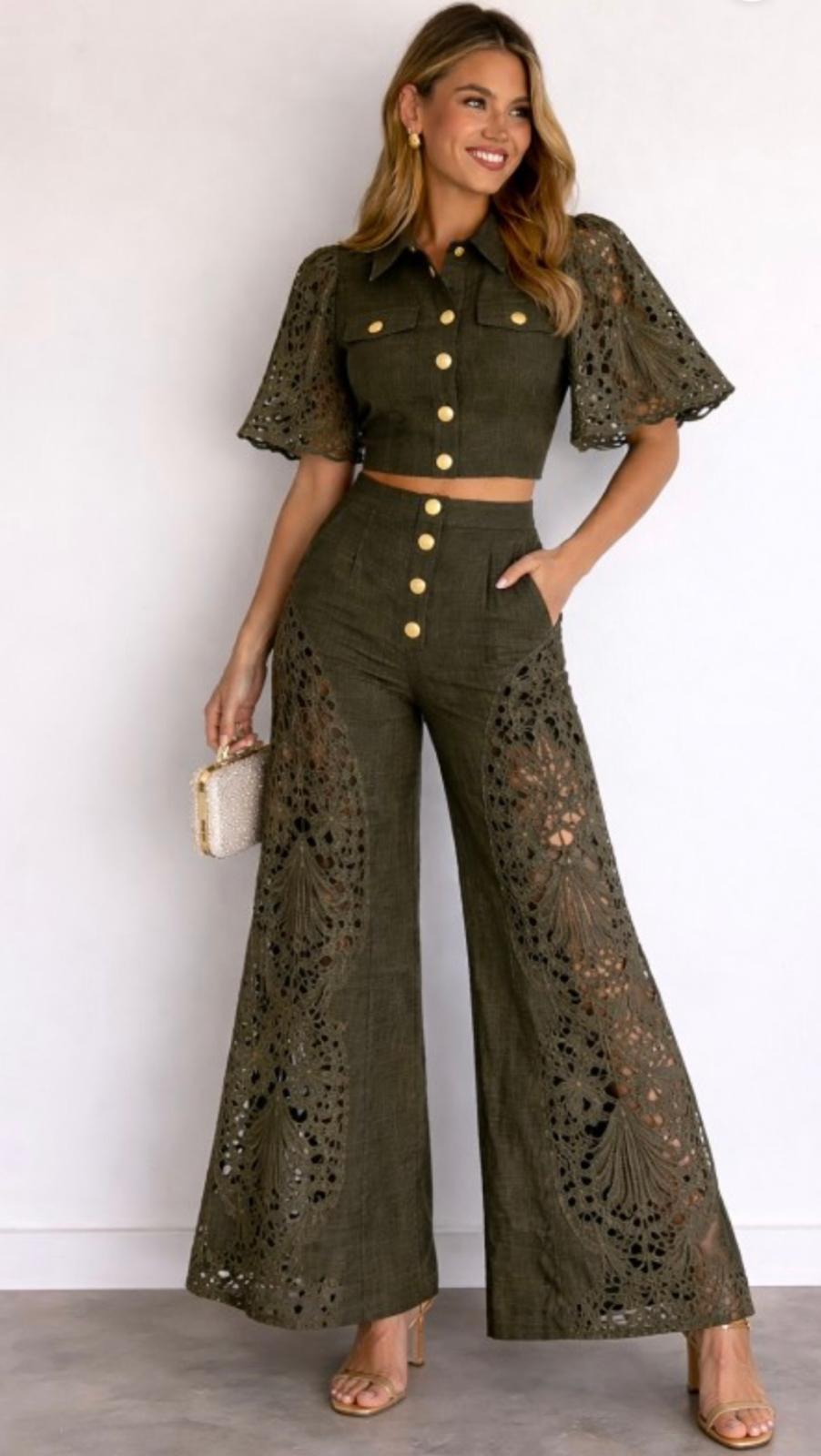 Lace Luxe Two-Pieces Set