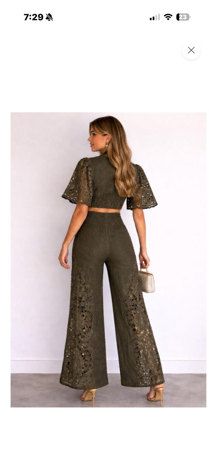Lace Luxe Two-Pieces Set