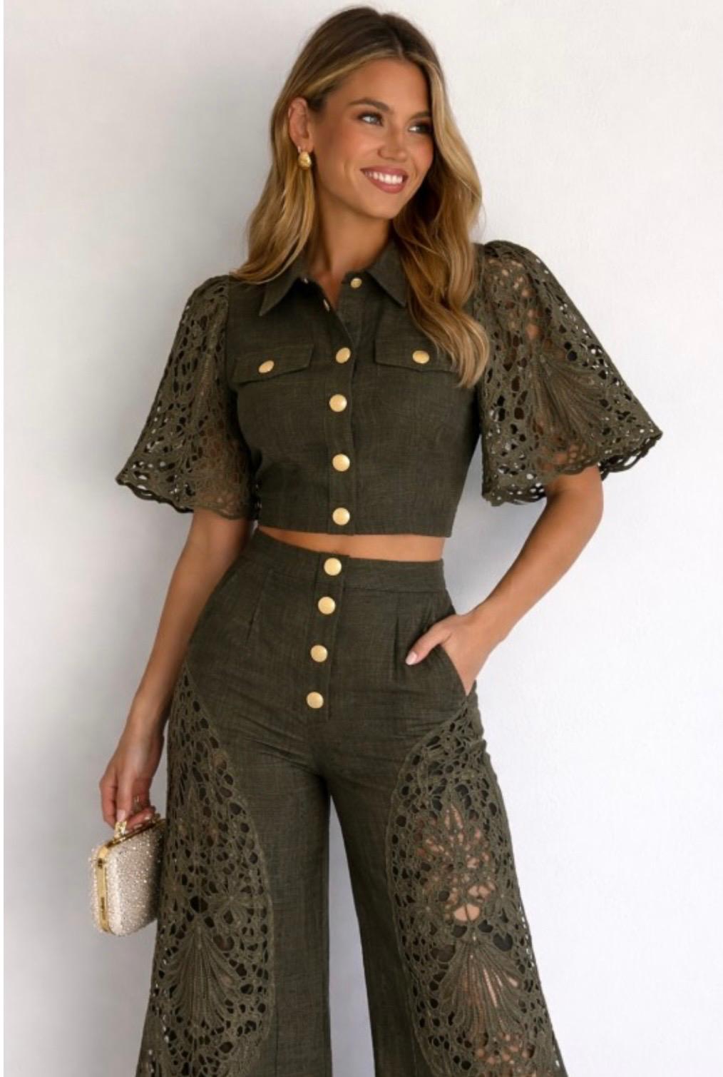 Lace Luxe Two-Pieces Set