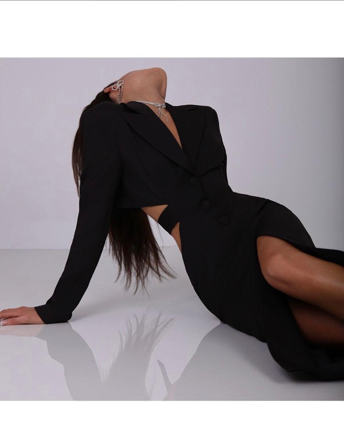 Elegante Ankle-Length Suit Dress